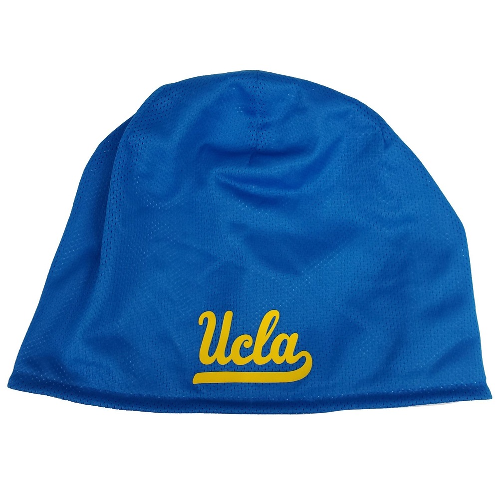 UCLA Bruins NCAA Mesh Beanie Hat Cap Printed Team Logo Blue New